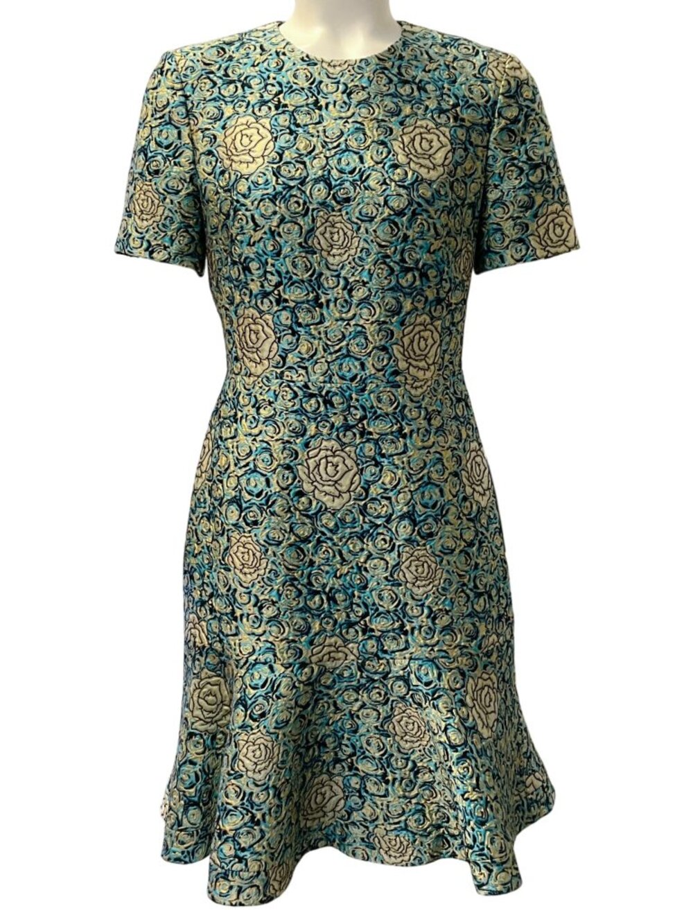 Saloni Callaina Rose Brocade Min-D Dress